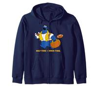Sesame Street Cookie Monster Half Time Snack Classic Zip Hoodie