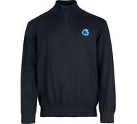 Sesame Street Cookie Monster - Half-zip Jumper Knit jumper black XL