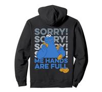 Sesame Street Cookie Monster Hands Full Hungry Classic Pose Pullover Hoodie