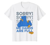Sesame Street Cookie Monster Hands Full Hungry Classic Pose T-Shirt