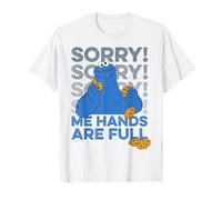 Sesame Street Cookie Monster Hands Full Hungry Classic Pose T-Shirt