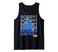 Sesame Street Cookie Monster Hands Full Hungry Pose Classic Tank Top