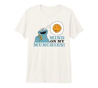 Sesame Street Cookie Monster Happy Hungry Classic Munchies Premium T-Shirt