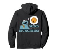 Sesame Street Cookie Monster Happy Hungry Classic Munchies Pullover Hoodie