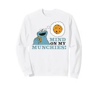 Sesame Street Cookie Monster Happy Hungry Classic Munchies Sweatshirt