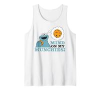 Sesame Street Cookie Monster Happy Hungry Classic Munchies Tank Top
