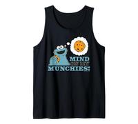 Sesame Street Cookie Monster Happy Hungry Munchies Classic Tank Top