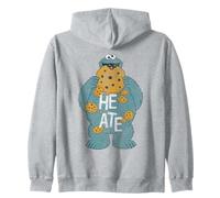Sesame Street Cookie Monster He Ate Belly Zip Hoodie