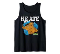 Sesame Street Cookie Monster He Ate Big Cookie Tank Top