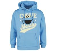 Sesame Street Cookie Monster Hoodie light blue XXL