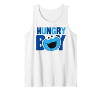 Sesame Street Cookie Monster Hungry Big Head Classic Pose Tank Top