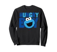 Sesame Street Cookie Monster Hungry Big Head Pose Classic Sweatshirt