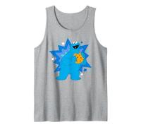 Sesame Street Cookie Monster Hungry Star Pose Classic LOL Tank Top