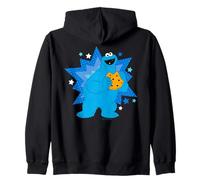 Sesame Street Cookie Monster Hungry Star Pose Classic Lol Zip Hoodie