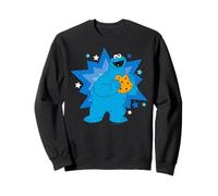 Sesame Street Cookie Monster Hungry Star Pose Lol Classic Sweatshirt