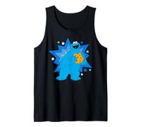 Sesame Street Cookie Monster Hungry Star Pose LOL Classic Tank Top