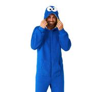 Sesame Street Cookie Monster Jumpsuit blue XL
