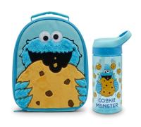 Sesame Street Cookie Monster Kids Lunch Bag and Bottle Set