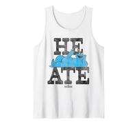 Sesame Street Cookie Monster Lie Down He Ate Tank Top