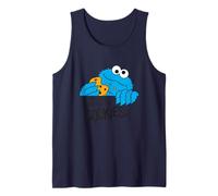 Sesame Street Cookie Monster LOL Here for The Cookies Retro Tank Top
