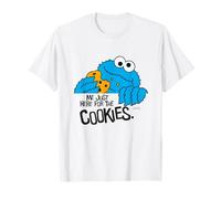 Sesame Street Cookie Monster LOL Here for The Retro Cookies T-Shirt