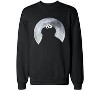 Sesame Street Cookie Monster - Moonight Sweatshirt black XXL