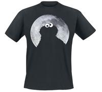 Sesame Street Cookie Monster - Moonlight T-shirt black M