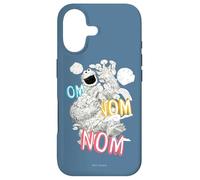 Sesame Street Cookie Monster Om Nom Case for iPhone 17