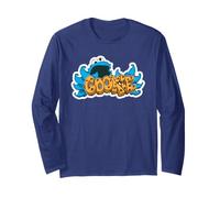 Sesame Street Cookie Monster Simple Graffiti Tag Long Sleeve T-Shirt