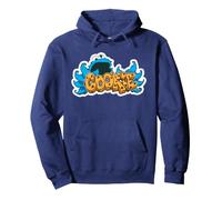 Sesame Street Cookie Monster Simple Graffiti Tag Pullover Hoodie