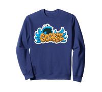 Sesame Street Cookie Monster Simple Graffiti Tag Sweatshirt