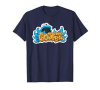 Sesame Street Cookie Monster Simple Graffiti Tag T-Shirt