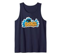 Sesame Street Cookie Monster Simple Graffiti Tag Tank Top
