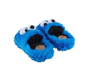 Sesame Street Cookie Monster Slipper Royal Blue L
