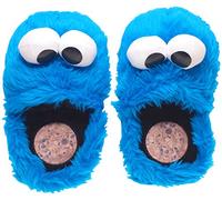 Sesame Street Cookie Monster slippers, royal blue. Blue Size: Large