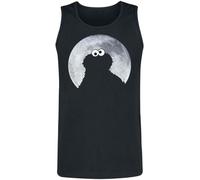 Sesame Street Cookie Monster Tanktop black S