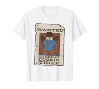Sesame Street Cookie Monster Wanted Poster T-Shirt