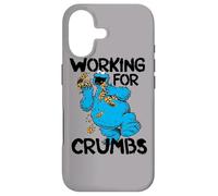 Sesame Street Cookie Monster Working for Crumbs Case for iPhone 17