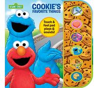 Sesame Street - Cookie’s Favorite Things - Touch & Feel Textured Sound Pad for Tactile Play - Elmo, Cookie Monster, and More! - PI Kids