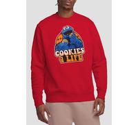 Sesame Street Cookies 4 Life Sweatshirt, Red Sesame Street Red L
