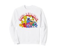 Sesame Street Crew Relaxing Friends Play Time Classic Happy Sweatshirt