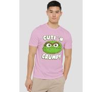 Sesame Street Cute N Grumpy T Shirt, Pink Sesame Street Pink 4XL