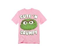 Sesame Street Cute N Grumpy T Shirt, Pink Sesame Street Pink L