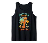 Sesame Street Elmo and Goldie, Glub Glub I Love You Tank Top