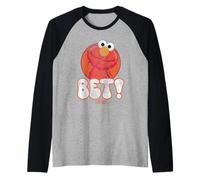 Sesame Street Elmo Bet Circle Raglan Baseball Tee