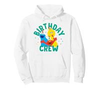 Sesame Street Elmo Big Bird Cookie Monster Birthday Crew Pullover Hoodie