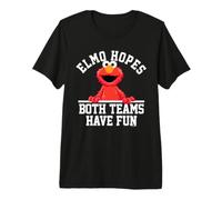 Sesame Street Elmo Both Teams Have Fun Premium T-Shirt