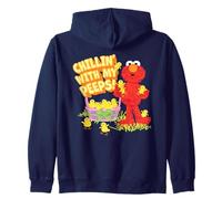 Sesame Street Elmo Chillin' With My Peeps Zip Hoodie