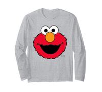 Sesame Street Elmo Classic Retro Artwork Nostalgia Smile Long Sleeve T-Shirt