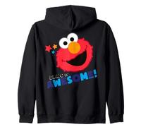 Sesame Street Elmo Cuddle Cute Sweet Face Classic Awesome Zip Hoodie